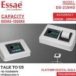 1000kg/100gm Essae Digital Platform Weighing Scale DS-215HD | Essae Electronic Scale Capacity 1000kg and Accuracy 200gm | Platform Size 700x800MM | UP Scales