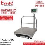 25kg/50kg Essae Bench Scale DS-252 | Digital Electronic Bench Type Scale Dual Capacity 25kg/50kg and Dual Accuracy 5gm/10gm | UP Scales