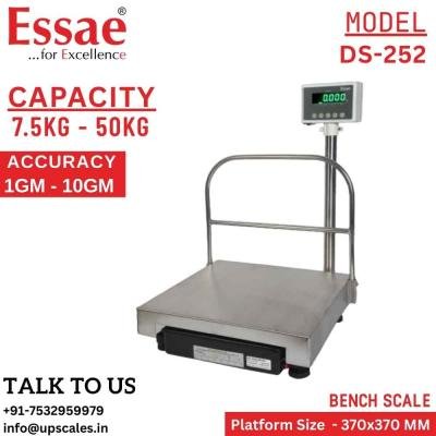 15kg/2gm Essae Bench Scale DS-252 | Digital Electronic Bench Type Scale Capacity 15kg and Accuracy 2gm | UP Scales