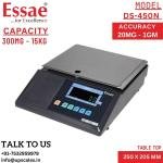 1500gm/100mg Essae DS-450N Table Top Electronic Weighing Scale | Capacity 1500gm and Accuracy 100mg (0.1gm) | Platform Size 250x205MM