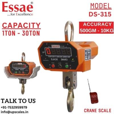 30000kg/10kg Essae Crane Scale DS-315 Industrial Precision Crane Scale | Electronic Crane Scale Capacity 30000kg (30Ton) and Accuracy 10kg | Official Authorized Reseller UP Scales