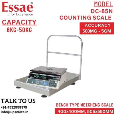 6kg/500mg Essae DC-85N Bench Type Counting Weighing Scale Capacity 6kg and Accuracy 500mg | Platform Size 400x400mm | UP Scales