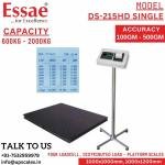 2000kg/500gm Essae Platform Industrial Weighing Scale DS-215HD | Essae Heavy Duty Digital Weighing Scale Capacity 2000kg and Accuracy 500gm | Platform Size 1000x1200mm