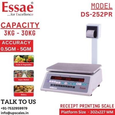 3kg/500mg Receipt Printing Weighing Scale DS-252PR | Retail Counters Printing Scale Capacity 3kg and Accuracy 500mg | UP Scales