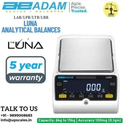 6000gm/100mg Luna Analytical And Precision Balances Adam Equipment | Analytical Precision Balances Capacity 6000gm and Readability 100mg (0.1gm)