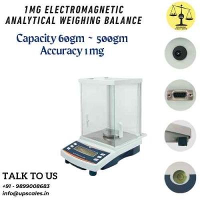 1mg Electromagnetic Analytical Weighing Balance | Lab Analytical Scale Capacity 300gm and Accuracy 1mg (0.001gm)