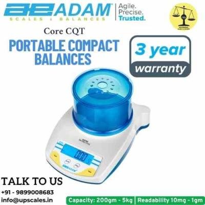 600gm/100mg Portable Compact Balances Core CQT by Adam Equipment | Laboratory Accuracy Capacity 600gm and Readability 100mg (0.1gm)