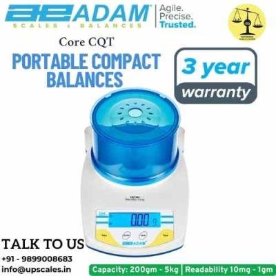 600gm/100mg Portable Compact Balances Core CQT by Adam Equipment | Laboratory Accuracy Capacity 600gm and Readability 100mg (0.1gm)