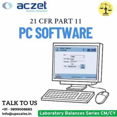 Aczet 21 CFR Part 11 Compliance Software | For Laboratory Balances Series CM/CY Aczet