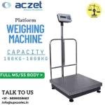 1000kg/200gm Aczet Digital Platform Weighing Machine 900x900mm | CTG Series Capacity 1000kg and Accuracy 200gm