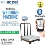 1000kg/200gm Aczet Digital Platform Weighing Machine 900x900mm | CTG Series Capacity 1000kg and Accuracy 200gm