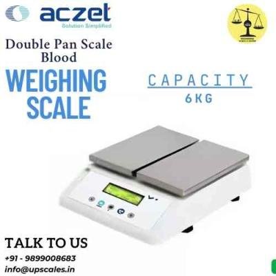 6kg/1gm Aczet Double Pan Scale | Blood Bank Scale Capacity 6kg and Accuracy 1gm