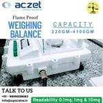 320gm/1mg Flame Proof Laboratory Weighing Balance | Aczet Flame Proof Laboratory Balance CY-FC Series External Calibration Capacity 320gm and Readability 1mg (0.001gm)