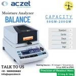 50gm/1mg Aczet Moisture Analyzer | Moisture Analyzer MB Series External Calibration Heating Source IR Halogen Capacity 50gm and Readability 1mg