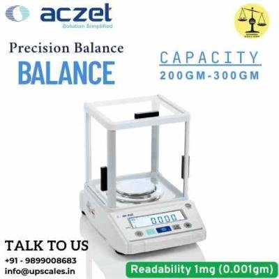 300gm/1mg Aczet Precision Weighing Balance | Aczet Precision Jewellery Weighing Balance CG-L Series Capacity 300gm and Accuracy 1mg (0.001gm)