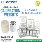 2kg Aczet Standard Calibration Single Weights OIML-R111-1-Standards | Stainless Steel Weight NABL Approved E1 Class, E2 Class, F1 Class, F2 Class, M1 Class