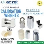 2kg Aczet Standard Calibration Single Weights OIML-R111-1-Standards | Stainless Steel Weight NABL Approved E1 Class, E2 Class, F1 Class, F2 Class, M1 Class