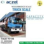 Aczet Weighbridge Scale | Weighbridge or Truck Scale Manufacturer Capacity 20Ton Size 7.5x3 Meter