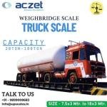 Aczet Weighbridge Scale | Weighbridge or Truck Scale Manufacturer Capacity 20Ton Size 7.5x3 Meter