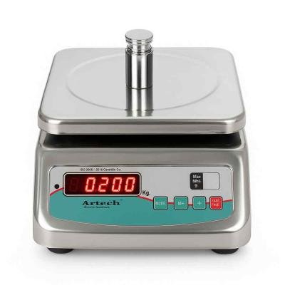 5kg/1gm Artech 5kg Electronic Digital Weighing Scale | With Government Certificate & Stamping Capacity 5kg and Accuracy 1gm | UP Scales
