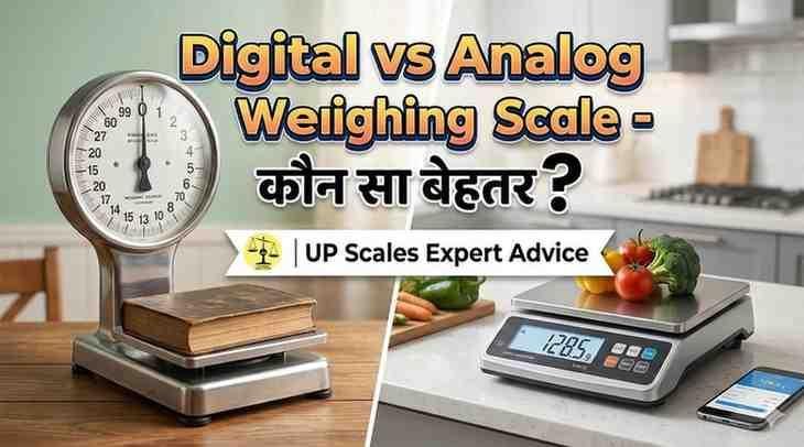 Digital vs Analog Weighing Scale: कौन सा बेहतर? पूरी जानकारी | UP Scales