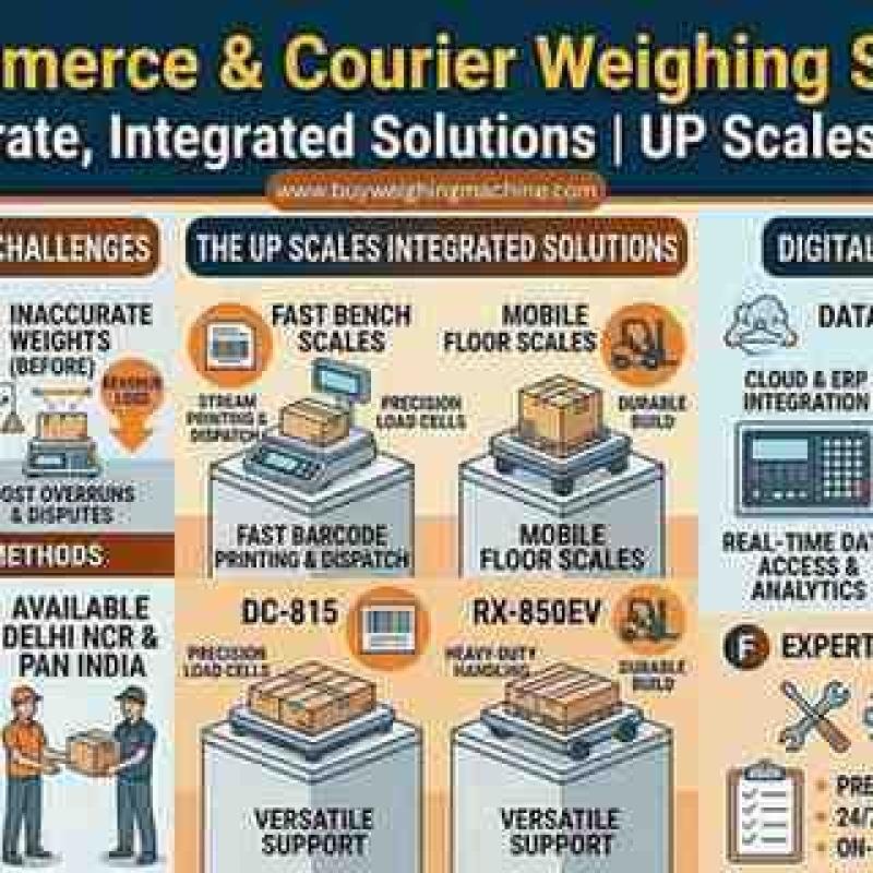 E-commerce & Courier Weighing Scales: Fast, Accurate, Integrated Solutions | UP Scales Delhi NCR