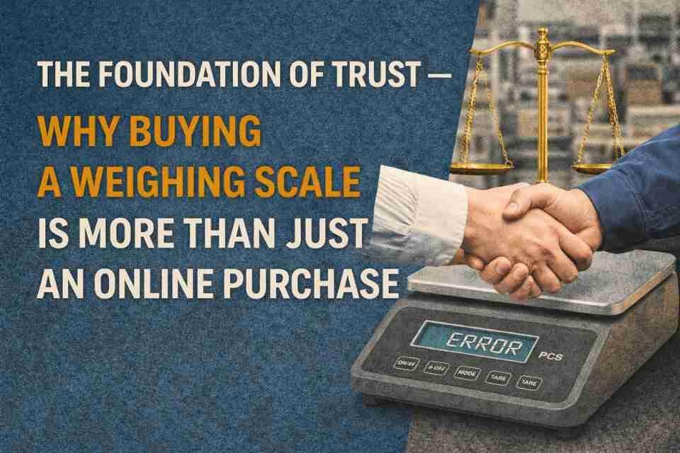 The Foundation of Trust – Why Buying a Weighing Scale is More Than Just an Online Purchase