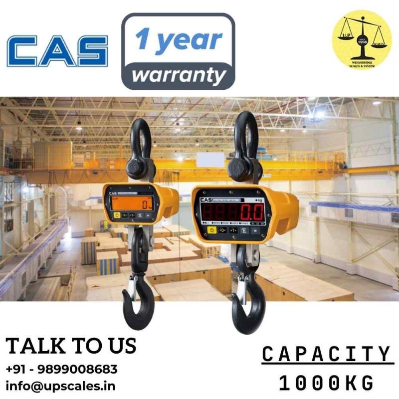 20000kg Crane Scale CAS Caston II Plus |  Heavy Duty Crane Scale Capacity 20Ton IP65 Watertight Structure