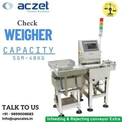 Check Weigher Aczet | Check Weigher Capacity 50gm~10kg and Accuracy ±10gm