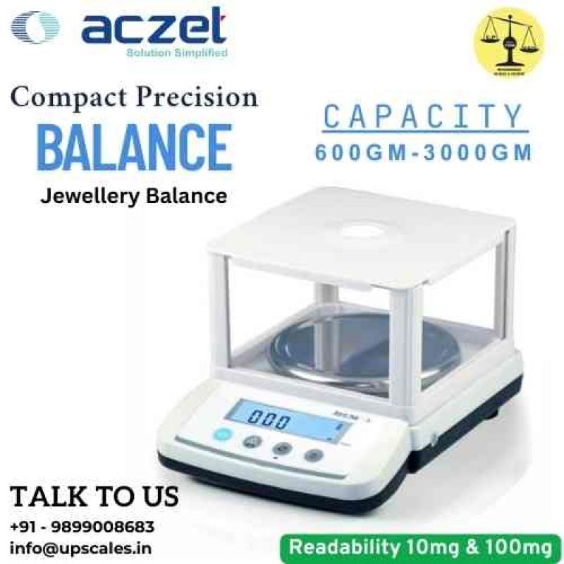 600gm/10mg Precision Balance | Aczet Precision Balance CG Series Capacity 600gm and Accuracy 10mg (0.01gm)