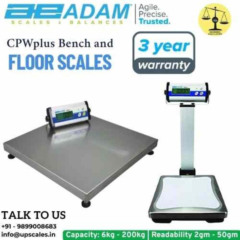 75kg/20gm CPWplus Weighing Scales by Adam Equipment | Electronic Weighing Scale Capacity 75kg and Accuracy 20gm Platform Size 900x600MM