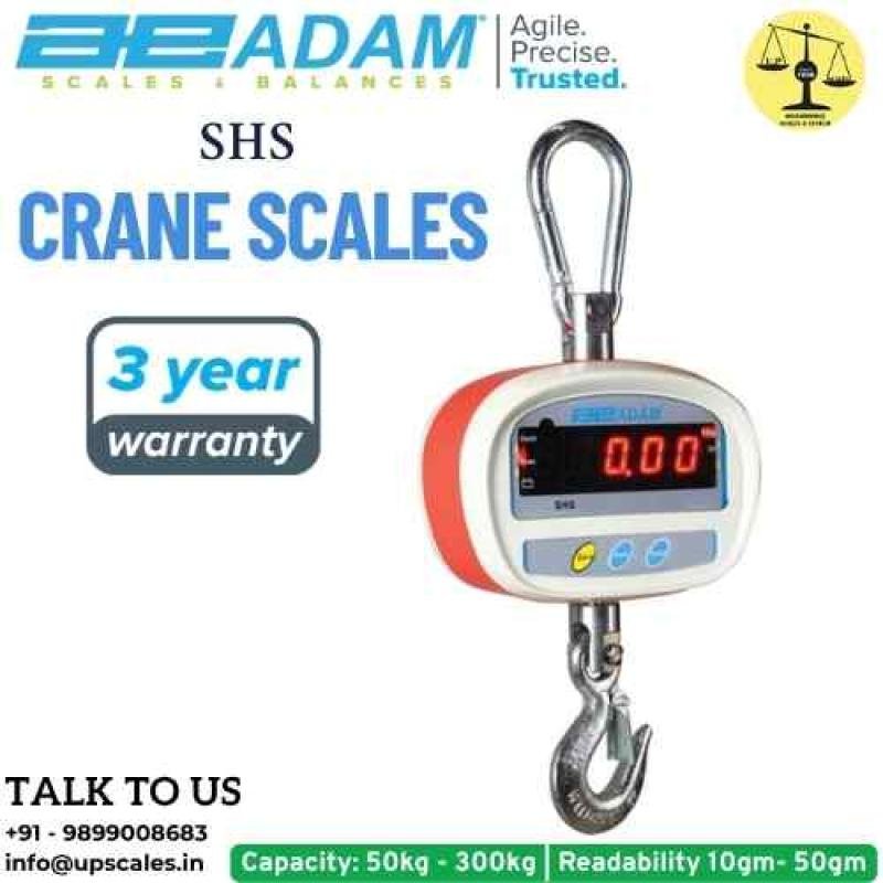 150kg Crane Scale SHS by Adam Equipment | Industrial Crane Scale Capacity 150kg and Readability 20gm | 3 Year Warranty