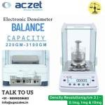 220gm/0.1mg Electronic Densimeter Scale | Aczet Electronic Densimeter Capacity 220gm and Density Resolution 0.1mg