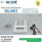 220gm/0.1mg Electronic Densimeter Scale | Aczet Electronic Densimeter Capacity 220gm and Density Resolution 0.1mg