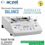 220gm/0.1mg Electronic Densimeter Scale | Aczet Electronic Densimeter Capacity 220gm and Density Resolution 0.1mg