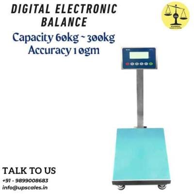 60kg/10gm Digital Electronic Precision Platform Weighing Machine | Capacity 60kg and Accuracy 10gm