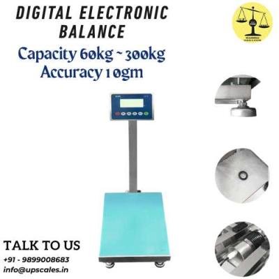 60kg/10gm Digital Electronic Precision Platform Weighing Machine | Capacity 60kg and Accuracy 10gm
