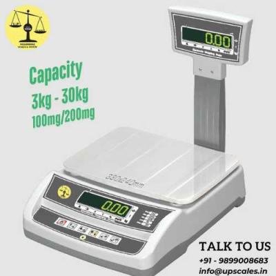 Electronic Weighing Scale Premium Table Top Series | Capacity 20 kg and Accuracy 0.2gm/200mg