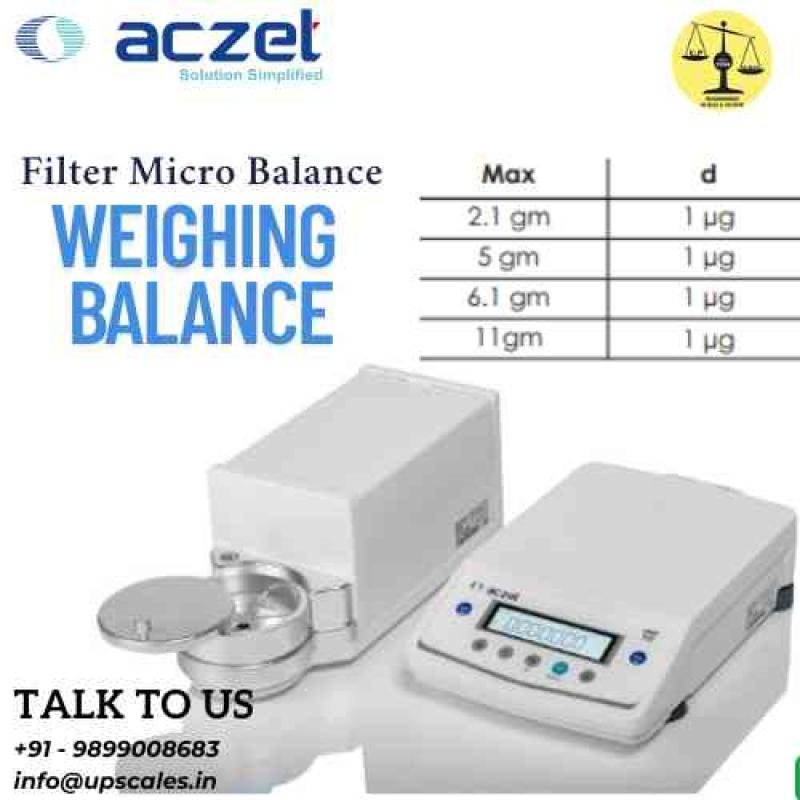 5gm/1μg Filter Micro Balance | Aczet Filter CM-F Series Micro Balances Capacity 5gm Readability 1μg