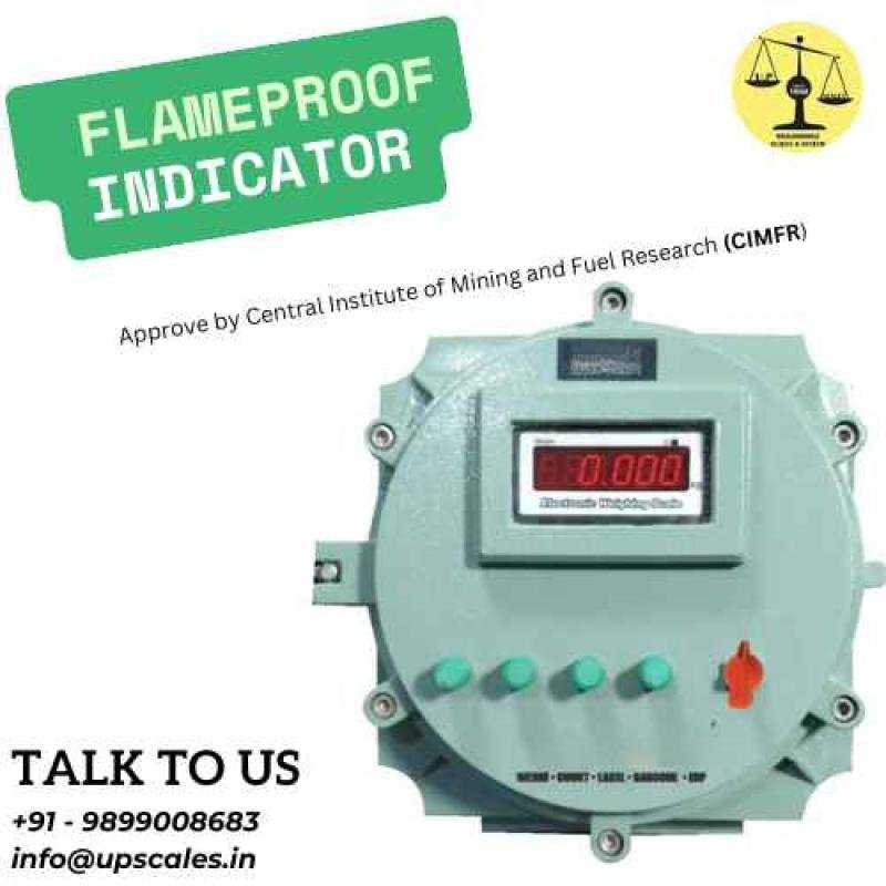 Flameproof Weighing Machine Indicator - Safe, Reliable Weighing for Hazardous Environments