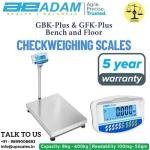 150kg/10gm GBK-Plus & GFK-Plus Checkweighing Scales Bench Floor Weighing Scale | Capacity 150kg and Accuracy 10gm With Platform Size 500x400MM