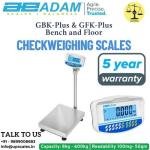 150kg/10gm GBK-Plus & GFK-Plus Checkweighing Scales Bench Floor Weighing Scale | Capacity 150kg and Accuracy 10gm With Platform Size 500x400MM