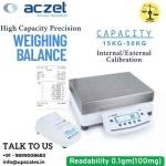 20kg/100mg High Capacity Precision Balance | Aczet Capacity Precision Balance CY-HC Series Internal/External Calibration Capacity 20kg and Accuracy 100mg