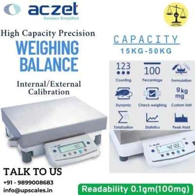 20kg/100mg High Capacity Precision Balance | Aczet Capacity Precision Balance CY-HC Series Internal/External Calibration Capacity 20kg and Accuracy 100mg