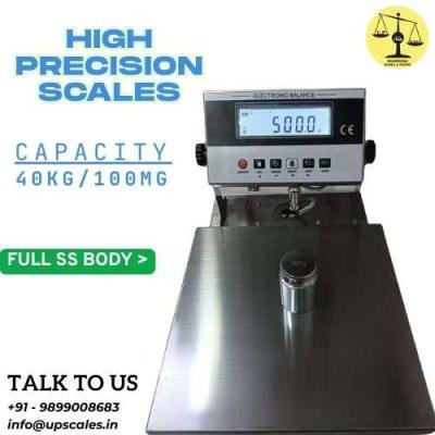 40kg/100mg High Precision Weighing Machine | Capacity 40kg and Accuracy 100mg (0.1gm)