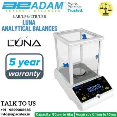 620gm/1mg Luna Analytical And Precision Balances Adam Equipment | Analytical Precision Balances Capacity 620gm and Readability 1mg (0.001gm)
