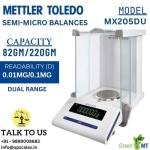 82gm/0.01mg Mettler Toledo MX205DU Semi-Micro Balance | Laboratory Semi-Micro Weighing Balance Capacity 82gm and Readability 0.01mg