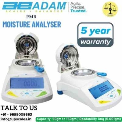 PMB Moisture Analyser by Adam Equipment | PMB Moisture Analysers Capacity 160gm and Readability 1mg