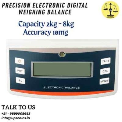 2kg/10mg Precision Electronic Digital Weighing Balance | Industrial Precision Scale Capacity 2kg and Accuracy 10mg (0.01gm)