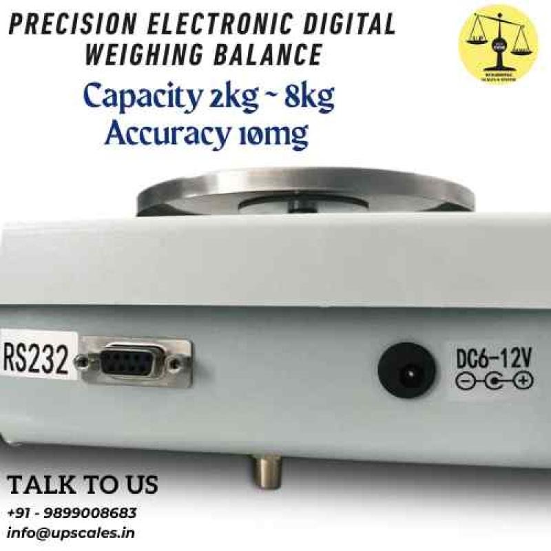 3kg/10mg Precision Electronic Digital Weighing Balance | Industrial Precision Scale Capacity 3kg and Accuracy 10mg (0.01gm)